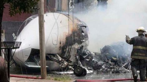 Accidente de avión en Buenos Aires