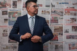 Nicky Alvin Reynaga Morales, empresario orureño y gerente general de la empresa Nuevo Milenio