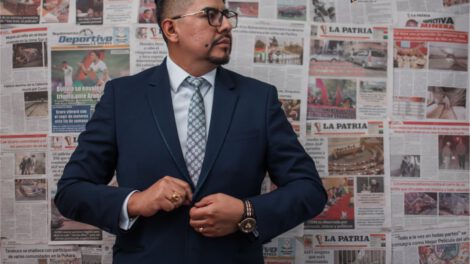 Nicky Alvin Reynaga Morales, empresario orureño y gerente general de la empresa Nuevo Milenio