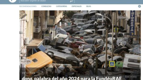 Dana palabra del año 2024 elegida por la FundéuRAE