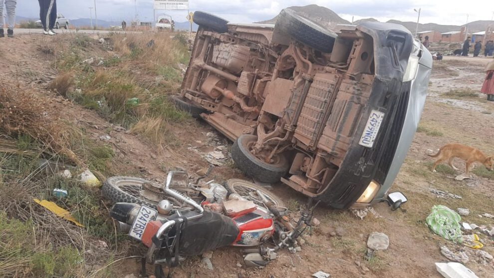 Accidente fatal en la carretera Oruro-La Joya