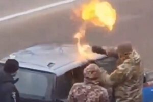 Ola de ataques incendiarios en Rusia