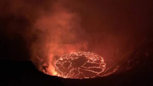 Kilauea erupción y fuentes de lava