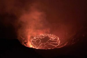 Kilauea erupción y fuentes de lava