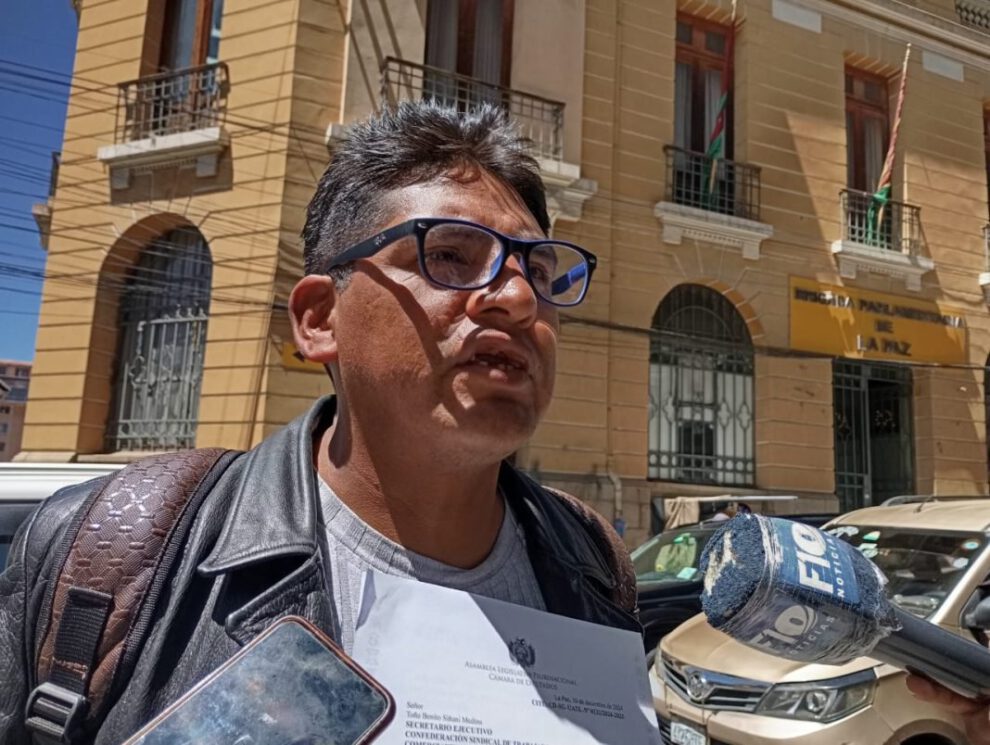 Movilizaciones nacionales gremiales lideradas por Antonio Siñani