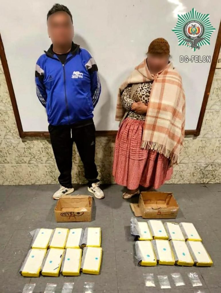 Detenidos con droga en Oruro