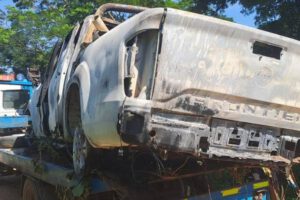 Cuerpos carbonizados en Santa Cruz