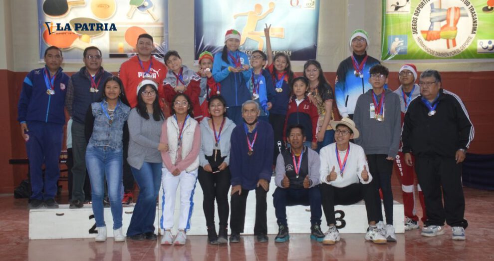 Tenis de mesa Oruro despide el 2024 con premiación