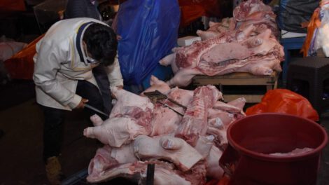 Precios de carne de cerdo en mercados de Bolivia