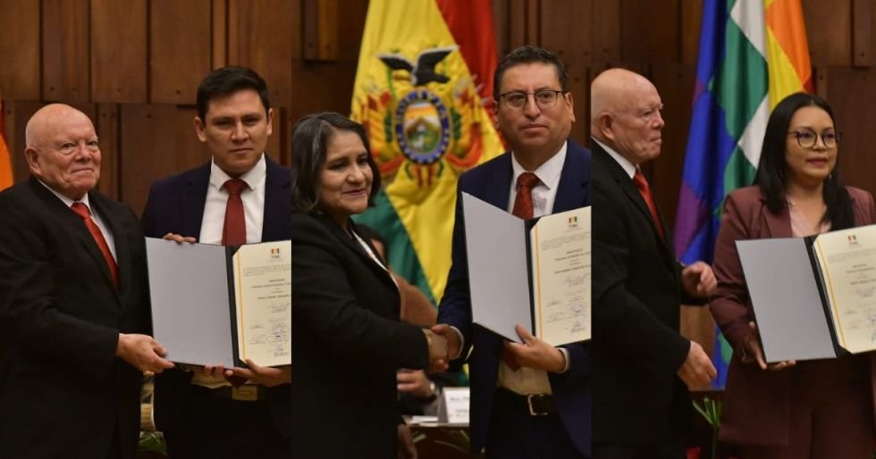 Nuevas autoridades judiciales en Bolivia