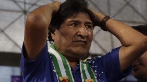 Evo Morales en contexto de investigación judicial