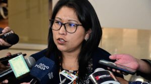 La diputada Gladys Quispe se pronuncia sobre el caso de Cindy Sarahí