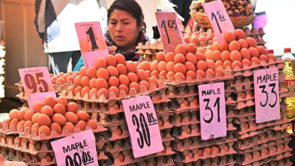 Inflación en Bolivia cierra 2024 en 9,97%