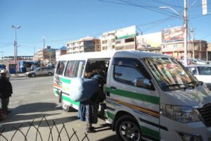 abrogación del incremento de pasajes en Oruro