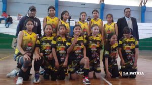 Libomenor U-12 damas en la fase final del torneo