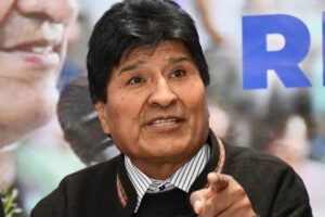 El expresidente Evo Morales
