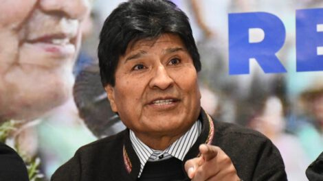 El expresidente Evo Morales
