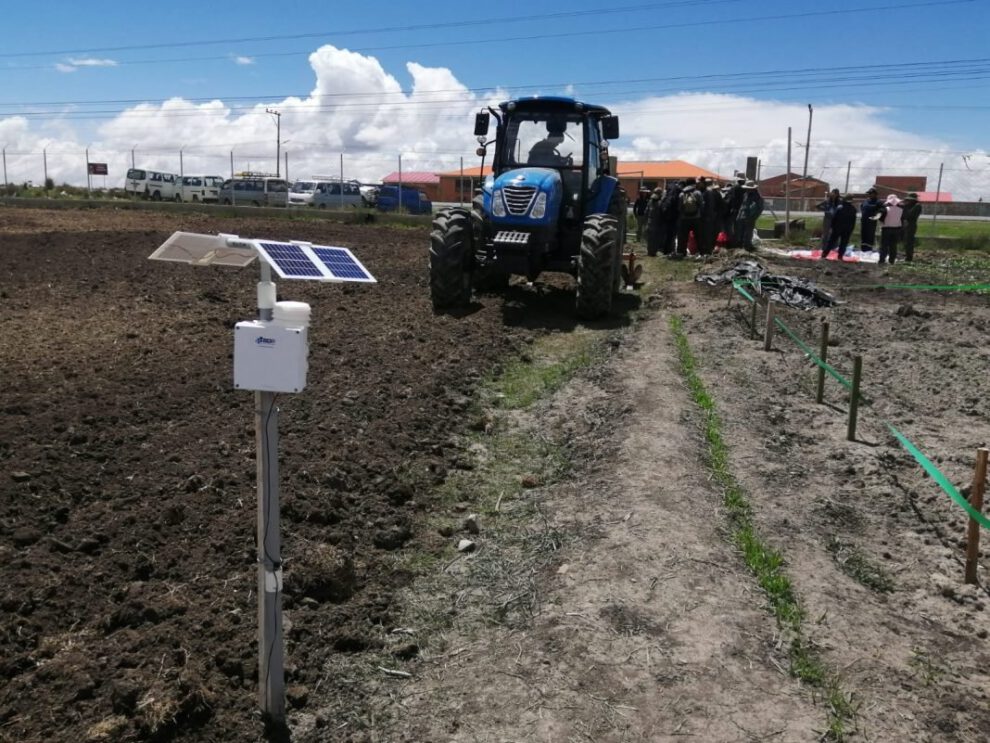 Sistema Agroclimático del Banco de Desarrollo Productivo para proteger a productores agrícolas