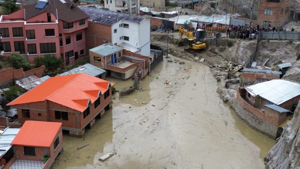 Desastre en Bajo Llojeta por embovedado taponado