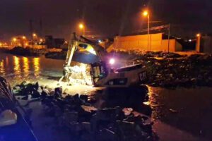 Colapso del canal Tagarete en Oruro