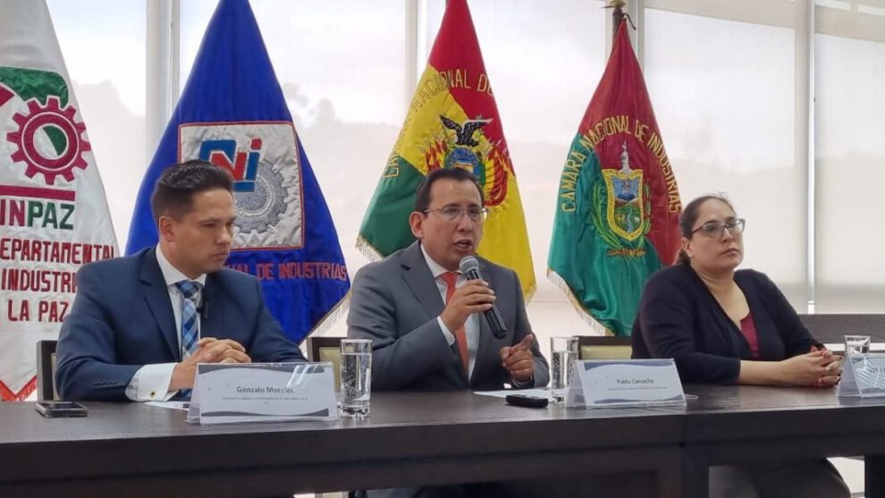 Cámara Nacional de Industrias rechaza medida del PGE que afecta inversiones en Bolivia