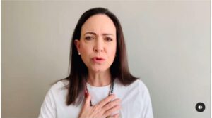 María Corina Machado denuncia autoproclamación de Maduro como golpe de Estado