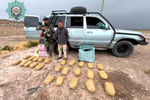 Potosí narcotráfico: captura de hombre con marihuana