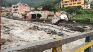 Desborde de ríos en Quime