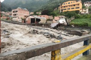 Desborde de ríos en Quime