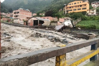 Desborde de ríos en Quime