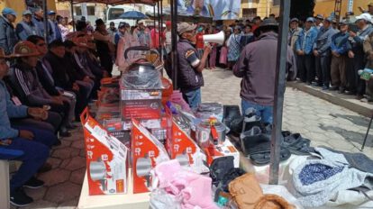 Ayuda humanitaria en Quime tras desbordes de ríos