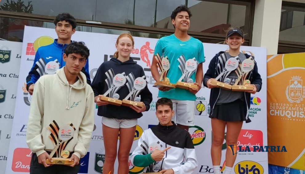 Bolivia gana títulos de tenis en el torneo J30 Sucre