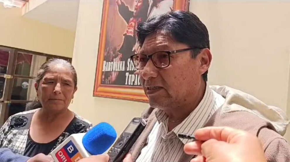 Brigada Parlamentaria de Oruro liderada por Orlando Valdez