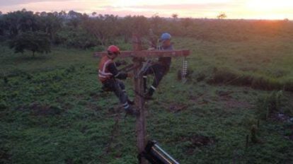 inversión de ENDE en Riberalta