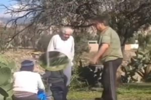 Agresión a madre e hijo en Achumani