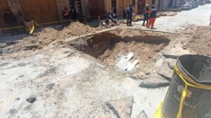 Renovación del alcantarillado en Oruro