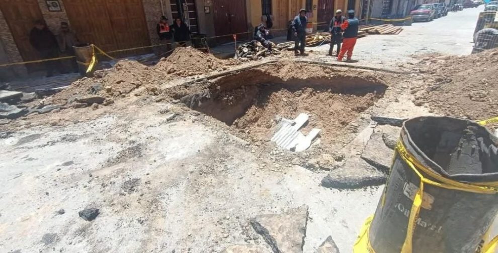 Renovación del alcantarillado en Oruro