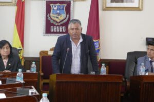 Samuel Mendizábal presidente Concejo Municipal Oruro