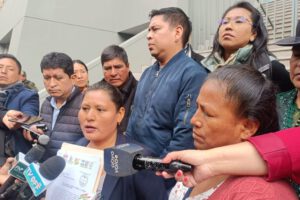 Dirigentes evistas presentan un pliego petitorio