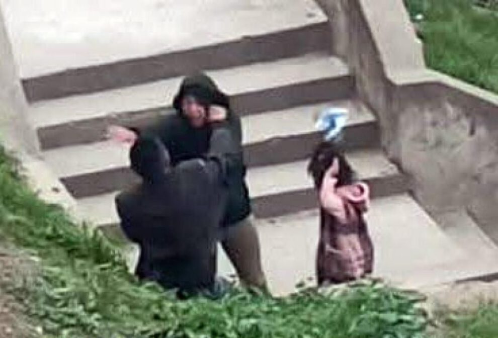 Agresión frente a hija en La Paz