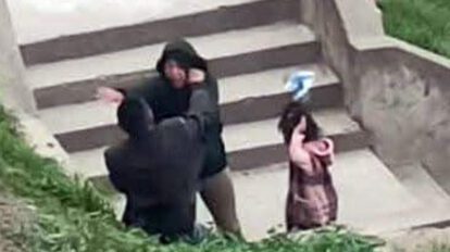 Agresión frente a hija en La Paz