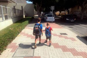 Rescate de niños en La Paz