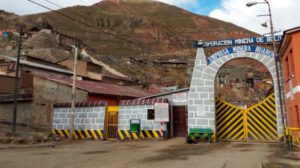 Instalaciones de la Empresa Minera Huanuni, en Oruro, relacionadas con el Impuesto sobre las Utilidades de las Empresas