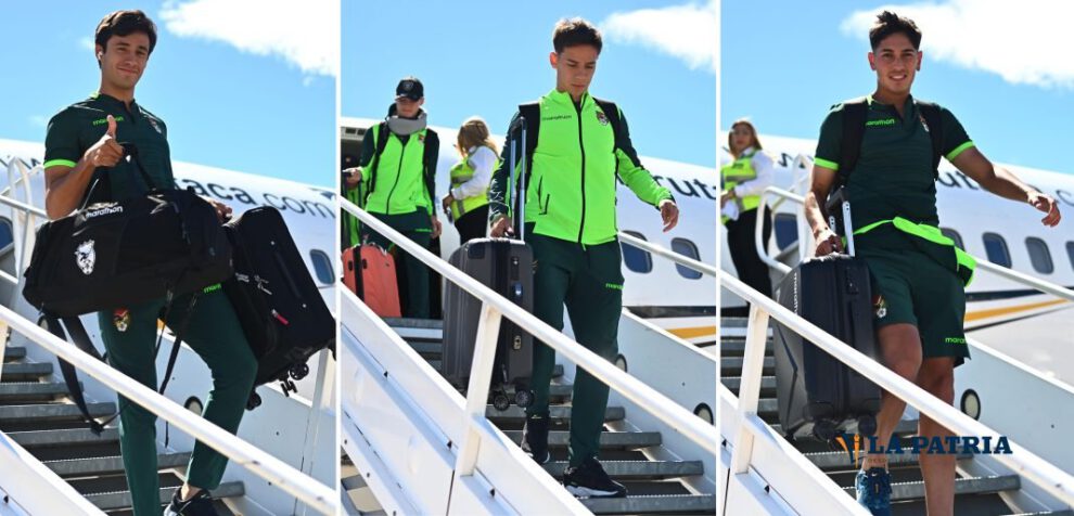 Selección boliviana Sub-20 llega a Venezuela