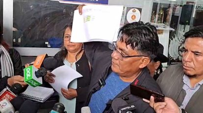 Héctor Arce denuncia a hijos del Presidente por legitimación de ganancias ilícitas