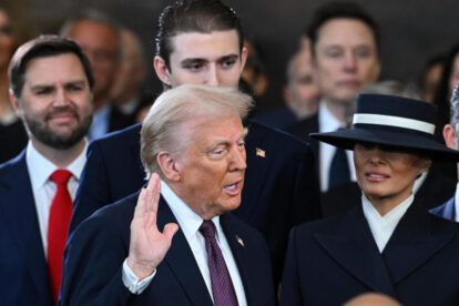 Donald Trump asume como presidente de Estados Unidos en el Capitolio