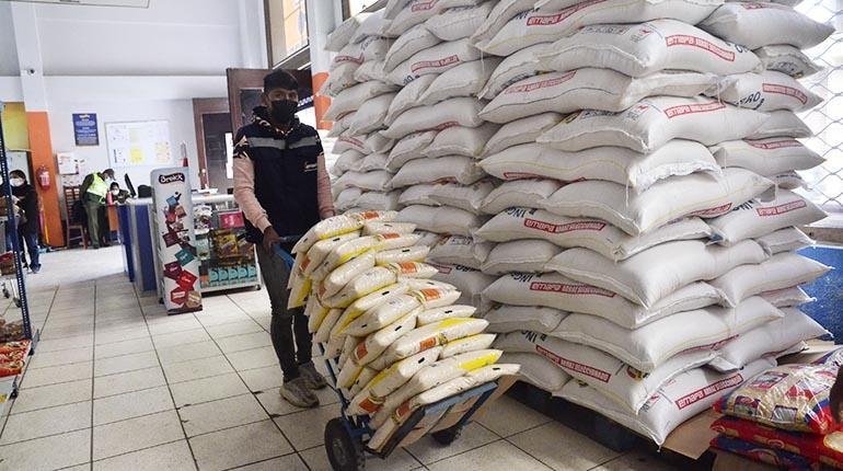 Aumento del precio del arroz en Emapa