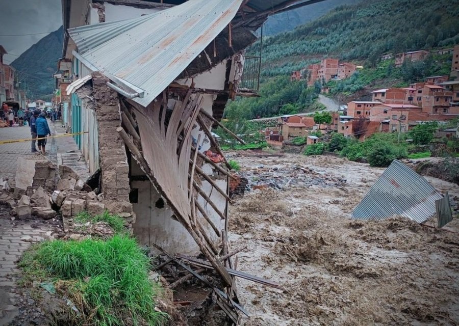 Fuertes lluvias en Bolivia afectan a más de 50 mil familias