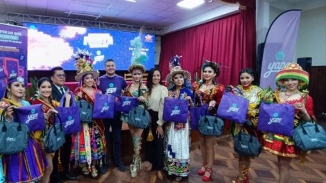 Billetera móvil en Carnaval de Oruro