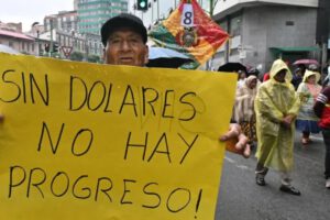 Crisis económica en Bolivia